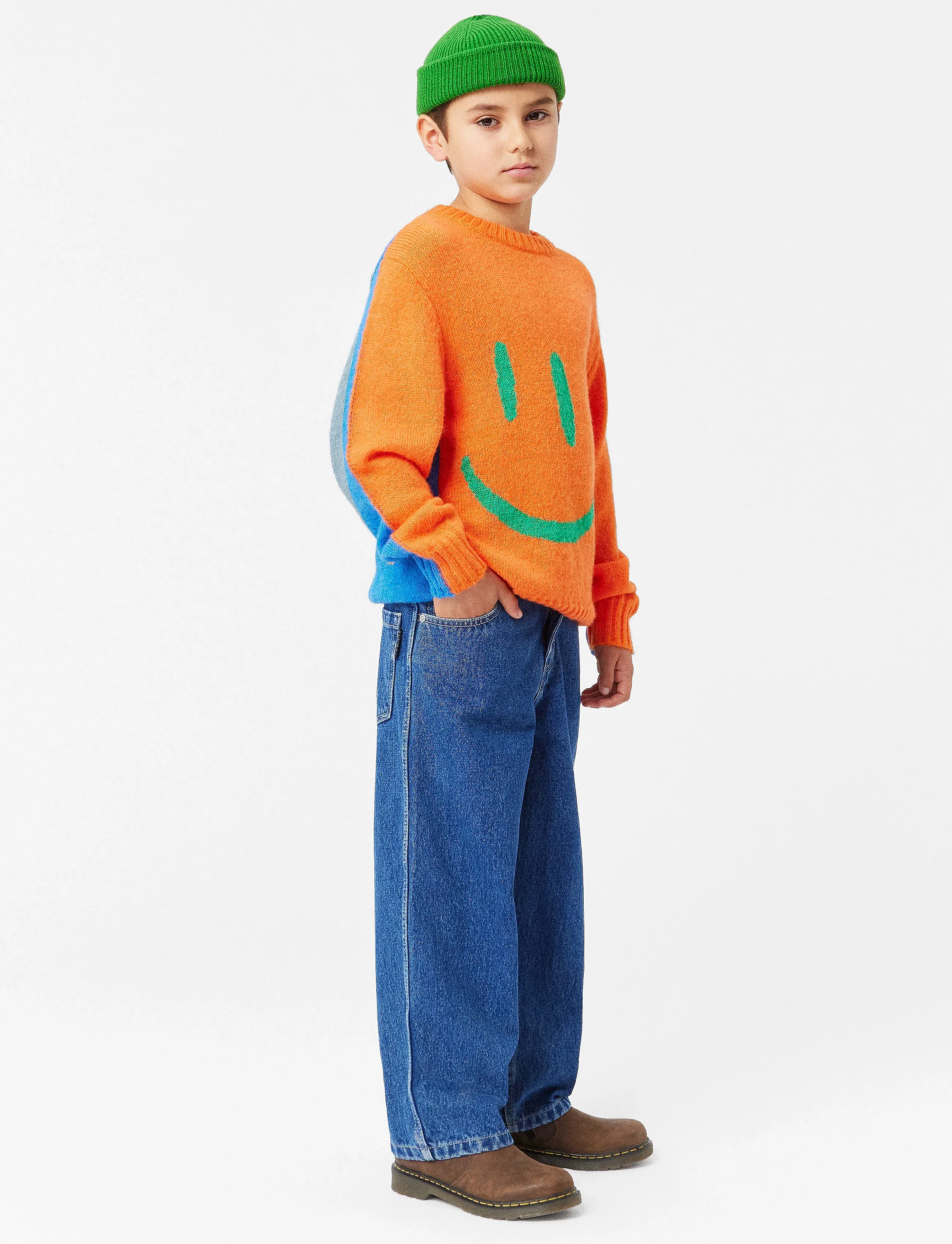 Molo Bello wool-blend sweater in orange