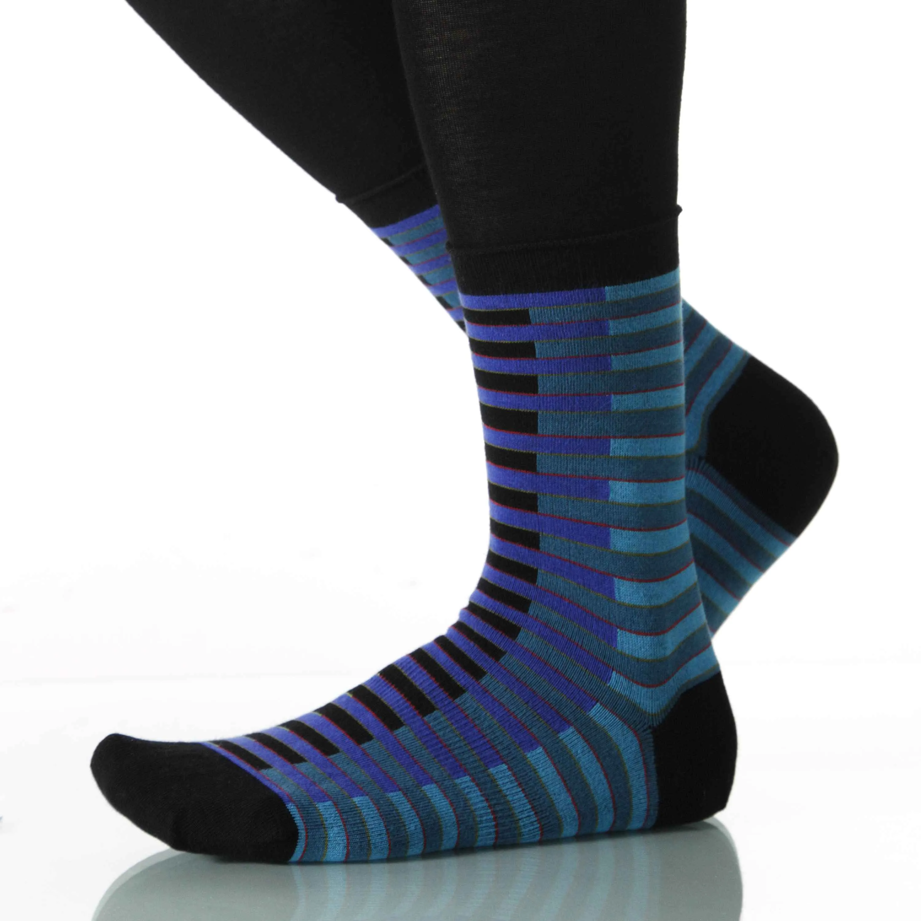 Royal Blue Venetian - Ankle Height